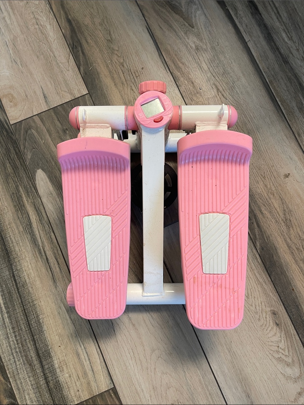 Pink Mini Stepper with Digital Counter